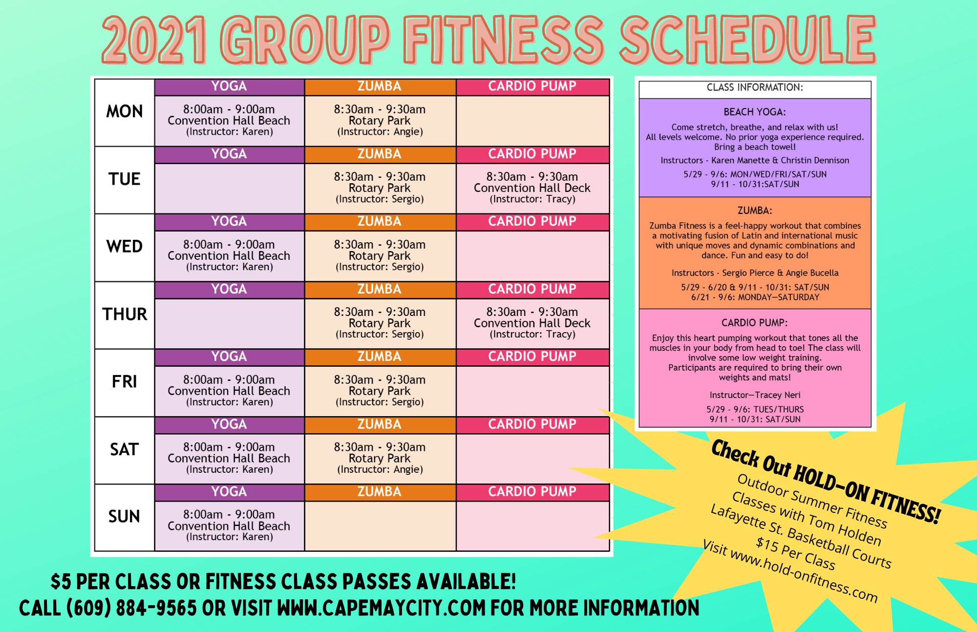 City Of Cape May Nj Group Fitness City Of Cape May Nj Group Fitness