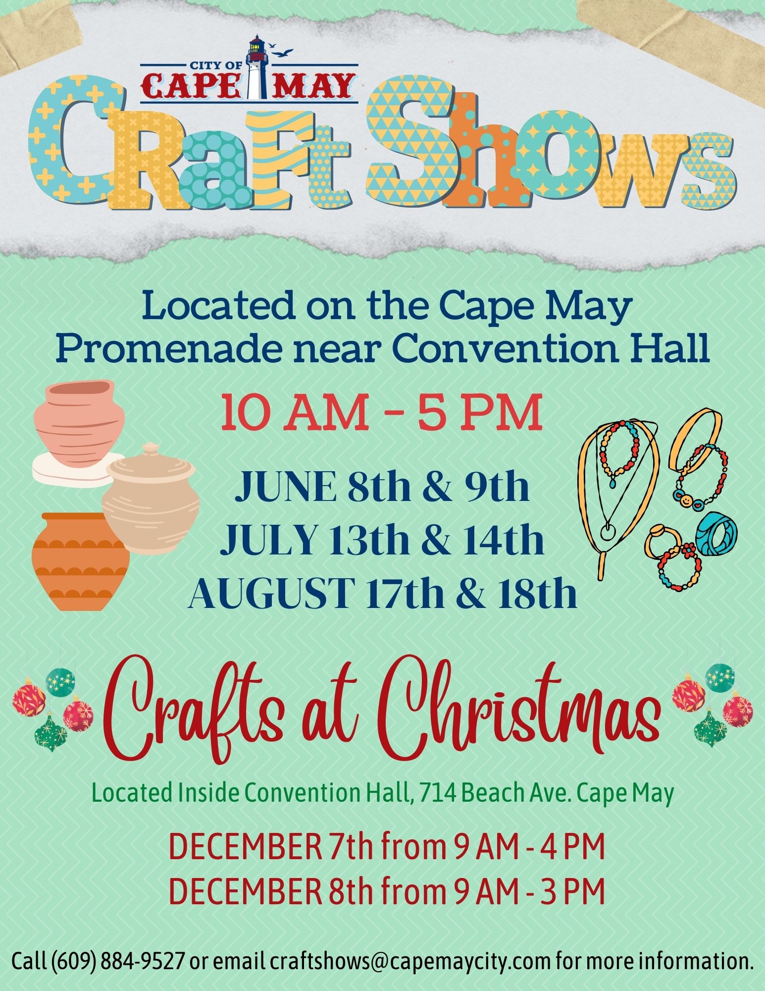 Official Website for the City of Cape May NJ - City of Cape May Announces 2024 Summer Craft Shows official-website-for-the-city-of-cape-may-nj-city-of-cape-may-announces-2024-summer-craft-shows