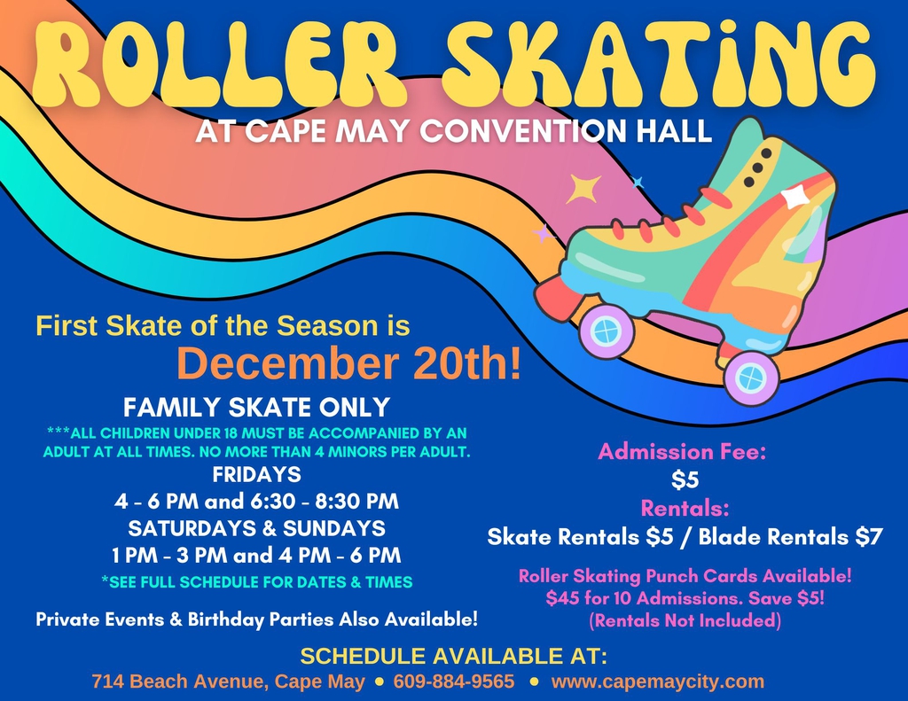 Official Website for the City of Cape May NJ - Roller Skating